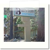 Barts Tahoe Apartments Backlit Sign